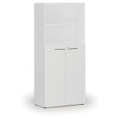Büro-Kombischrank PRIMO WHITE, Tür auf 3 Etagen, 1781 x 800 x 420 mm, weiß