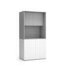 Büroküche NIKA ohne Ausstattung 1000 x 600 x 2000 mm, grau