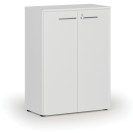 Büroschrank mit Tür PRIMO WHITE, 1087 x 800 x 420 mm, weiß