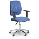 Bürostuhl, Schreibtischstuhl TORINO II, blau