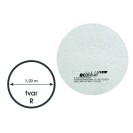 Bürostuhlunterlage für Hartböden - Polyethylen, Kreis, 1200 mm