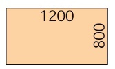 Büroschreibtisch PRIMO FLEXI, gerade 1200 x 800 mm, weiß/Eiche natur