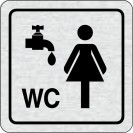 Cedulka na dveře - Umývárna WC ženy