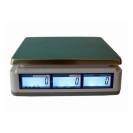 Ciachuschopná počítacia váha QHC s 2 displejmi 15 kg/5 g