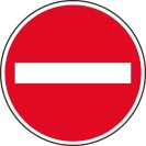 Dopravná značka – Zákaz vjazdu všetkých vozidiel