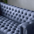 Dreisitzer-Sofa RICK, 3 Sitze, blau