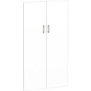 Dvere pre regály PRIMO KOMBI, výška 1470 mm, na 3 police, biela