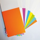 Elektrostatische Markierungsfolie Symbioflipcharts 500 x 700 mm, orange