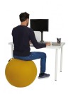 Ergonomischer Sitzball, gelb