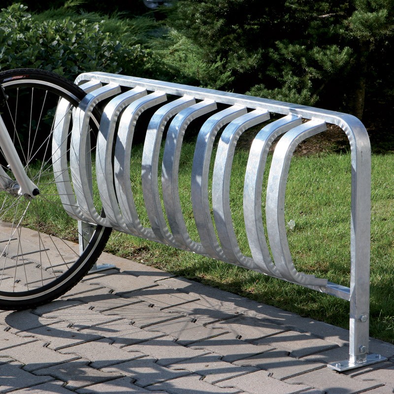 Fahrradständer für 5 Räder, einseitig, zur Verankerung
