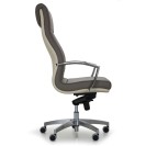 Fotel biurowy TWIN, brązowy