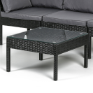 Gartenset - 5x Sessel, 1x Tisch