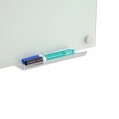 Glas-Magnetschreibtafel für die Wand, weiß, 700 x 500 mm