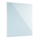 Glas-Magnettafel für die Wand, 480 x 480 mm, weiß