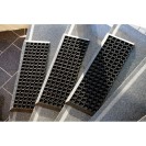 Gummimatte für Treppenstufen , belastend, für extreme Temperaturen, 800 x 260 mm