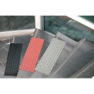 Gumové nášlapy na schody, 750 x 250 mm, 1 ks, černá