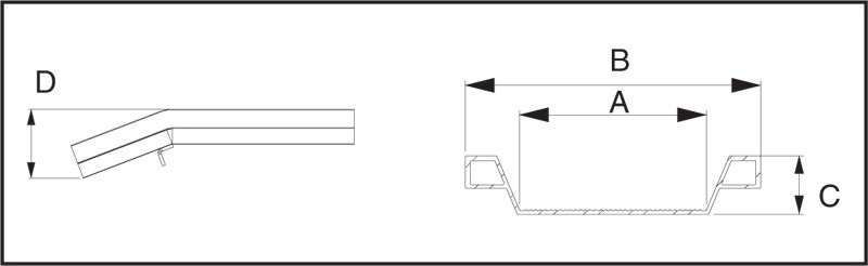 Hliníkové nájezdové rampy s vedením, pár, 3500x155 mm, 423 - 493 kg