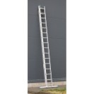 Hliníkový dvojdielny rebrík výsuvný s lanom ALVE EUROSTYL, 2x16 priečok, dĺžka 7,66 m