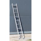 Hliníkový jednodielny rebrík ALVE EUROSTYL, 1x9 priečok, dĺžka 2,56 m