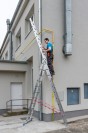 Hliníkový trojdielny výsuvný rebrík VENBOS PROFI, 3x11 priečok, 7,18 m