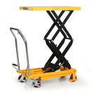 Hydraulický zdvíhací stôl TFD, nosnosť 700 kg, zdvih 1500 mm