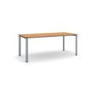 Jednací stůl INFINITY se šedostříbrnou podnoží 2000 x 900 x 750 mm, třešeň