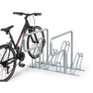Jednostronny stojak na rowery, dla 4 rowerów, do kotwienia