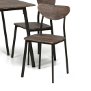 Jídelní sestava WELLINGTON, stůl 110 x 70 cm + 4 židle