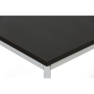 Jídelní stůl TRIVIA, světle šedá konstrukce, 1600 x 800 mm, wenge