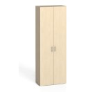 Kancelárska skriňa s dverami PRIMO KOMBI, 5 políc, 2233 x 800 x 400 mm, breza