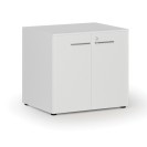 Kancelárska skriňa s dverami PRIMO WHITE, 735 x 800 x 640 mm, biela