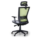 Kancelárska stolička ALMERE, zelená/sivá