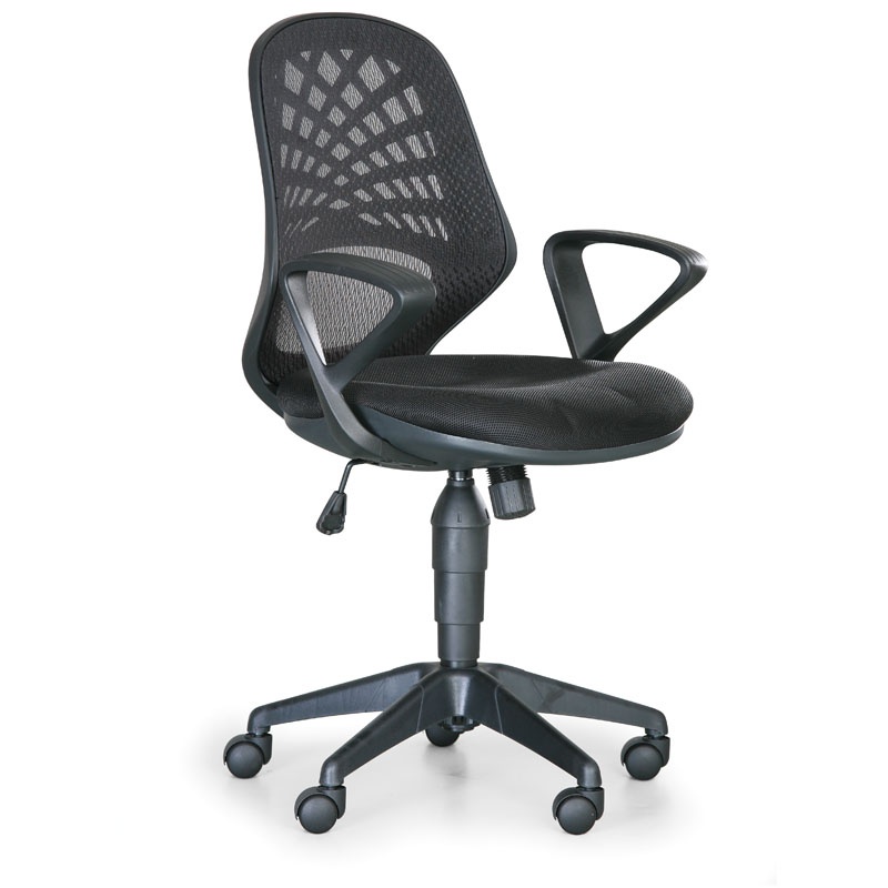 Kancelárska stolička FLER 1+1 ZADARMO, čierna
