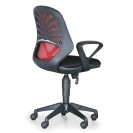 Kancelárska stolička FLER, červená