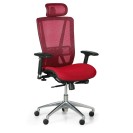 Kancelárska stolička LESTER MF, červená