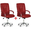 Kancelářská židle ALEXX 1+1 ZDARMA, červená