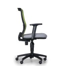 Kancelářská židle VENLO, zelená / šedá