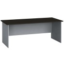 Kancelársky písací stôl PRIMO FLEXI, rovný 1800 x 800 mm, sivá / wenge