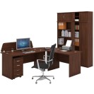 Kancelářský pracovní stůl MIRELLI A+, rovný, délka 1600 mm, ořech