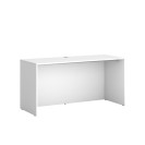 Kancelársky pracovný stôl SEGMENT, 1500 x 600 mm, biely