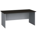 Kancelářský psací stůl PRIMO FLEXI, rovný 1600 x 800 mm, šedá / wenge