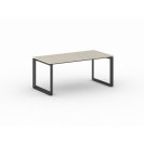 Kancelársky stôl PRIMO INSPIRE, čierna podnož, 1800 x 900 mm, dub prírodný