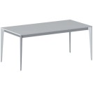 Kancelářský stůl PRIMO ACTION, šedostříbrná podnož, 1800 x 900 mm, šedá