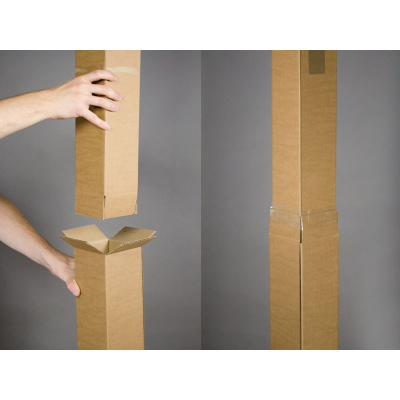 Kartónová krabica - tubus, otváranie na kratšej strane krabice 1200x160x160 mm, 30 ks