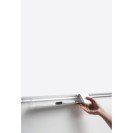 Keramická bílá popisovací tabule LUX, magnetická, 1200 x 900 mm