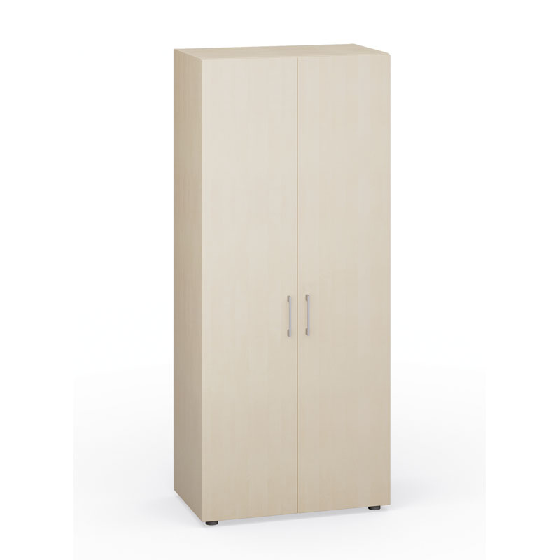 Kleiderschrank mit ausziehbar PRIMO, 1 Regalböden, 800 x 420 x 1781 mm, Birke