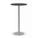 Koktejlový stůl OLYMPO II, průměr 600 mm, chromovaná podnož, deska grafit
