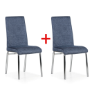Konferenční židle INDO, 1+1 ZDARMA, modrá