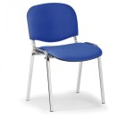 Konferenční židle VIVA chrom 3+1 ZDARMA, modrá