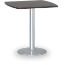 Konferenčný stolík FILIP II, 660x660 mm, sivá podnož, doska wenge